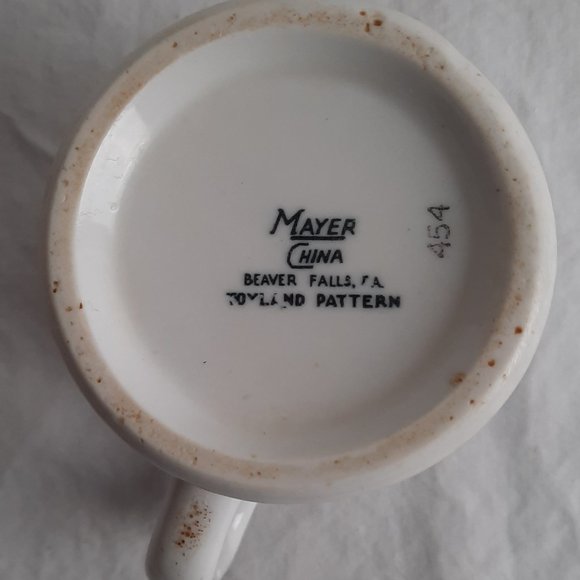 RARE FIND 4-piece set Mayer China - Toyland Pattern - 2 plates, bowl, cup - Picture 3 of 16